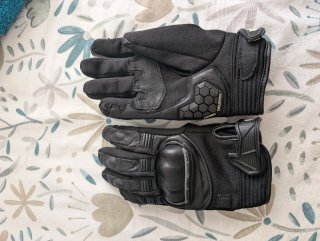 Guantes Moto Invierno Mujer Negros
