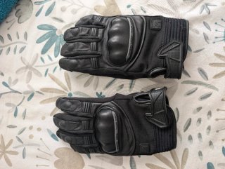 Guantes Moto Invierno Mujer Negros