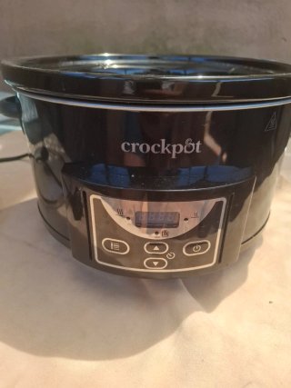 Olla de cocción lenta Crockpot negra