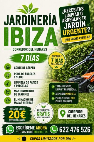 Servicios de jardinería y mantenimiento