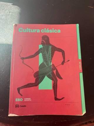 Libro cultura clasica 2 de la eso