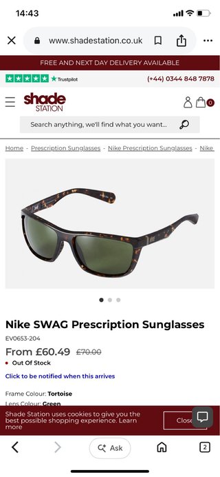 Gafas de sol Nike unisex