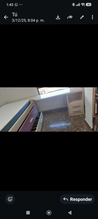 Cama nido infantil morada