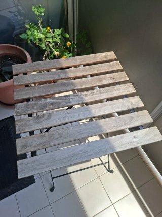 Mesa plegable de jardín Ikea Tarno