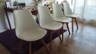 Sillas Nórdicas Madera y Plástico