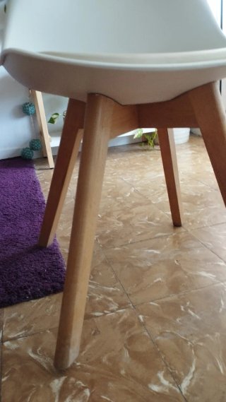 Sillas Nórdicas Madera y Plástico