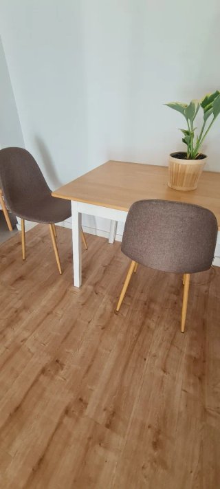 Sillas Sklum Tapizado Lino Gris