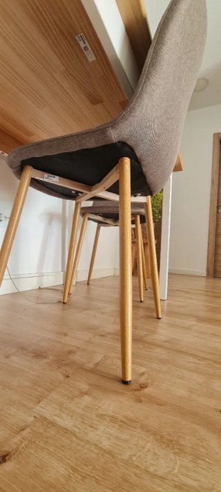 Sillas Sklum Tapizado Lino Gris