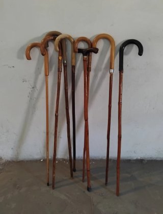 8 Bastones de Madera