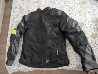 Chaqueta Moto Mujer Seventy Degrees Negra Talla L