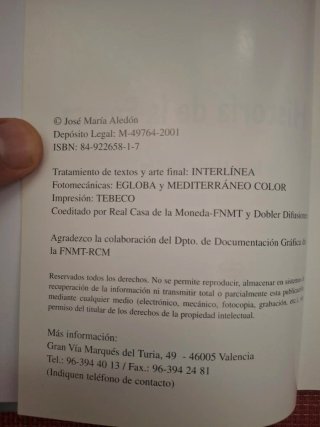 Libro Historia de la Peseta
