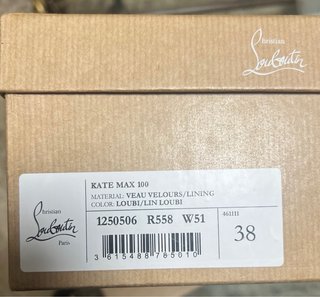 Christian Louboutin Kate MAX 100 Rojos Talla 38