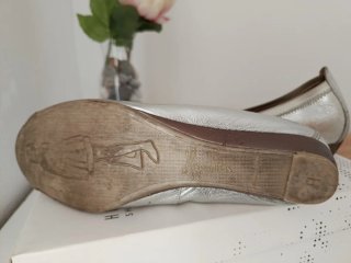 Zapatos planos mujer dorados y plateados