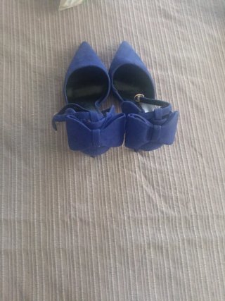 Zapatos de tacón azul
