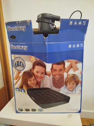 Colchón Hinchable Bestway 2.03m con Inflador Eléct