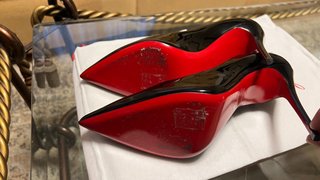 Zapatos Christian Louboutin Kate 100 Negro Talla 3