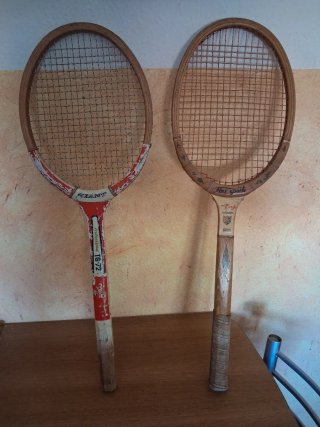 Raquetas de Tenis de Madera Vintage