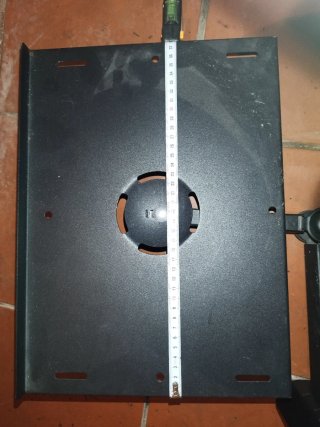 Soporte de pared para TV negro