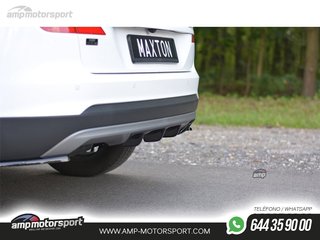 DIFUSOR TRASERO HYUNDAI TUCSON 2018-- NEGRO MATE