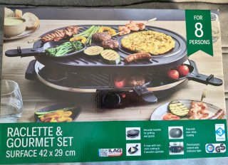 Raclette y Gourmet para 8 personas