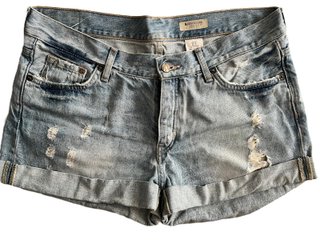 Shorts vaqueros H&M desgastados