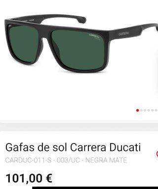 Gafas de sol Carrera Ducati.