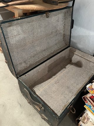 Baúl antiguo vintage Ritz Barcelona