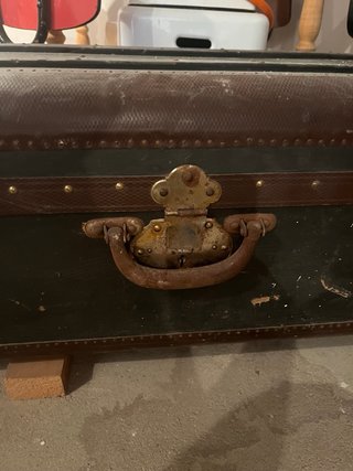 Baúl antiguo vintage Ritz Barcelona