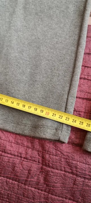 Pantalón campana gris claro