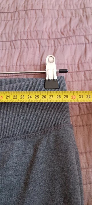 Pantalón campana gris claro