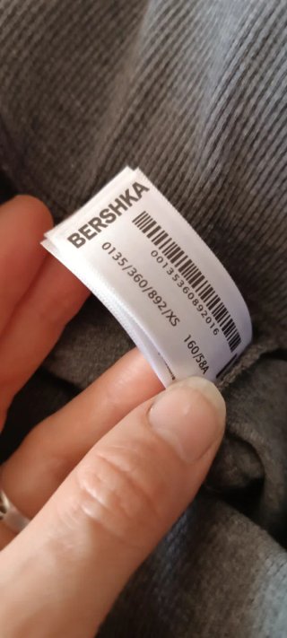 Pantalón campana gris claro