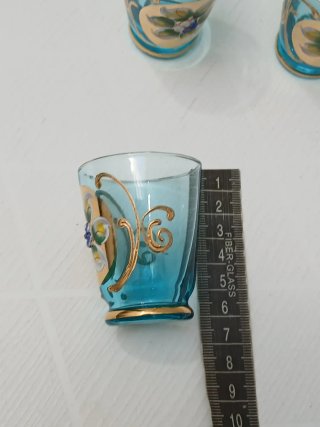 Set Murano Vintage Bicchieri e Bottiglia