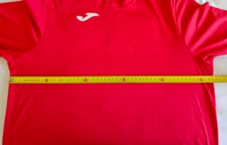 3 Camisetas Joma Azul, roja y amarilla