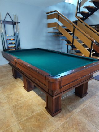 Mesa de billar profesional + soporte pared
