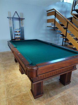 Mesa de billar profesional + soporte pared