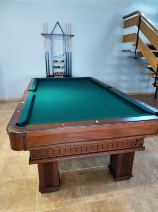 Mesa de billar profesional + soporte pared