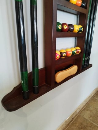 Mesa de billar profesional + soporte pared