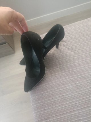 Zapatos de tacón negros para fiesta