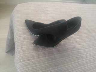 Zapatos de tacón negros para fiesta