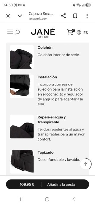 Capazo blando Jane Smart