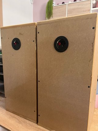 Altavoces HIFI Artesanales Beige/Marrón