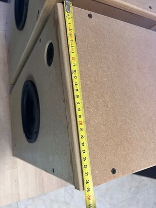 Altavoces HIFI Artesanales Beige/Marrón