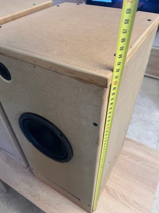 Altavoces HIFI Artesanales Beige/Marrón