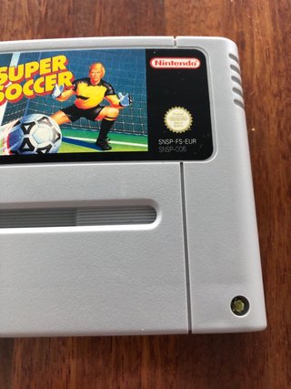 Super Soccer SNES PAL EUR Cartucho