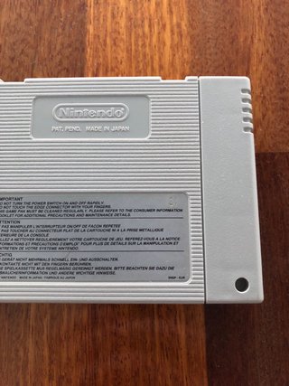 Super Soccer SNES PAL EUR Cartucho
