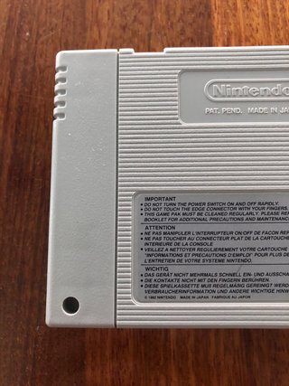 Super Soccer SNES PAL EUR Cartucho