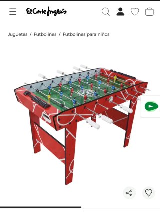 Futbolín infantil