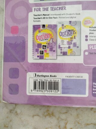 Libro Inglés Burlington options 4ESO