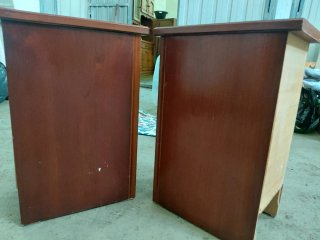 Mesitas de noche madera clásicas (2 unidades)