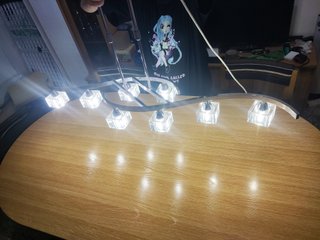 Lámpara Comedor Mantra Cuadrax Cromo 8 Luces LED
